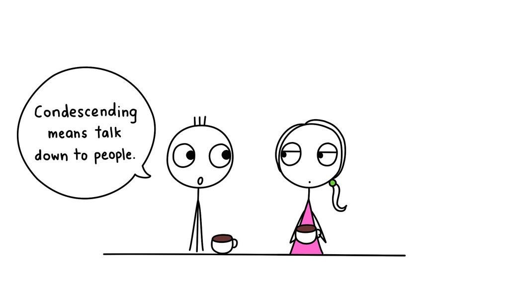 God talks down to&nbsp;us